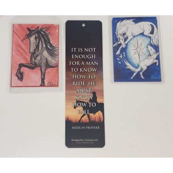 Schlei Original Art Horse Bookmarks Plus Extra - Picture 1 of 5
